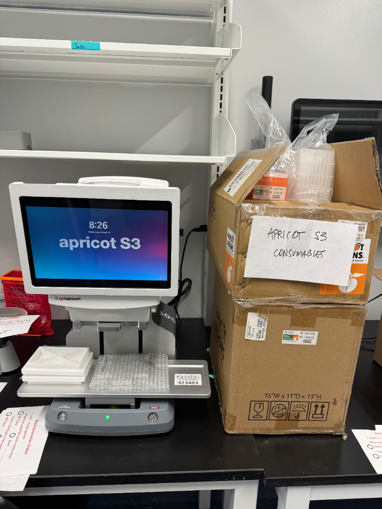 Image of SPTLabtech Apricot SP3 Pipetting System